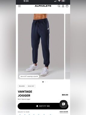 Men’s Alphalete Vantage Joggers